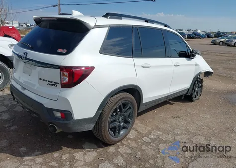 2024 Honda Passport Awd Black from USA, damaged, VIN 5FNYF8H86RB010881